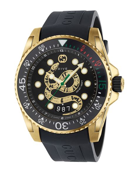 Gucci dive watch snake